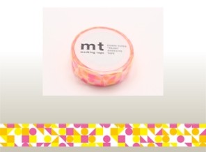 ［カモイ］MT01D297 mt1P まるさんかくしかく・ピンク