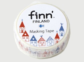 ［セキセイ］FINN-7046 マスキングテープ オウチ [4入]