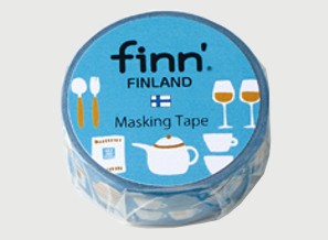 ［セキセイ］FINN-7048 マスキングテープ キッチン [4入]