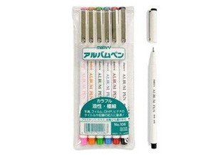［マービー］アルバムペン 6本セット