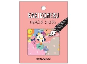 ［マインドウェイブ］78325 書き込めるキャラクターステッカー あにまるあわー [10入]