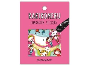 ［マインドウェイブ］78329 書き込めるキャラクターステッカー I am a kid [10入]