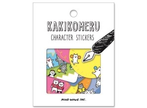 ［マインドウェイブ］78330 書き込めるキャラクターステッカー あにまるせいかつ [10入]