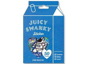 ［マインドウェイブ］78611 ジューシースワンキーステッカー スペース [10入]
