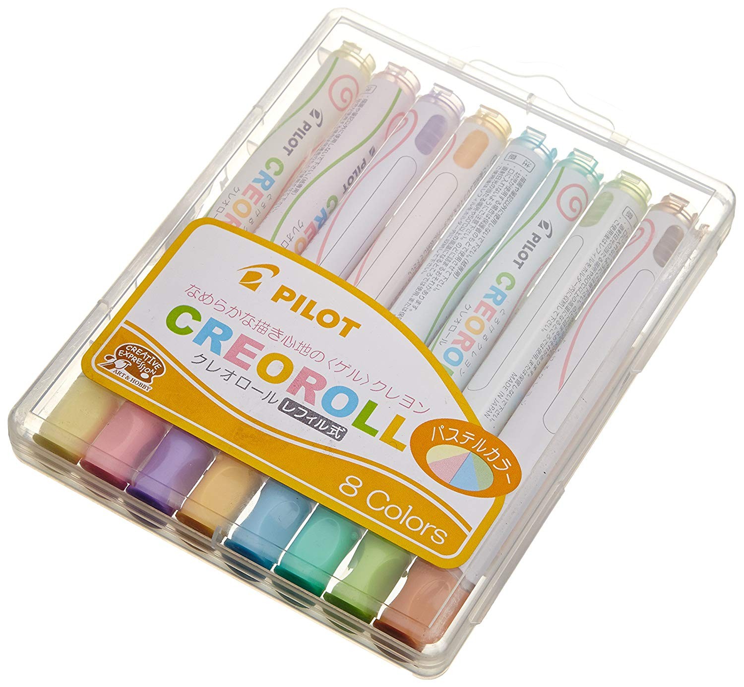 ［パイロット］クレオロール パステルカラー 8SET