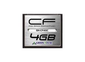 ［グリーンハウス］コンパクトフラッシュ GH-CF4GC