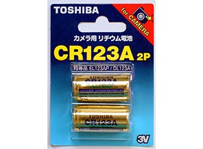 ［東芝］リチウム電池 CR123AG 2P　　【メーカー欠品　未定】