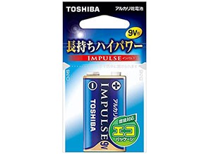 ［東芝］アルカリ電池 9V 6LF22H EC