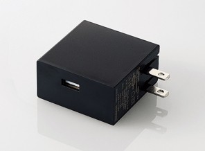 ［エレコム］MPA-ACUQN000BK QC2.0対応急速AC充電器