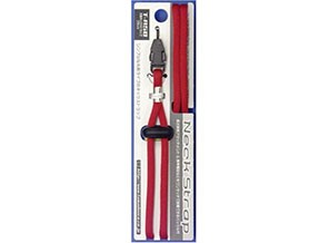 ［多摩電子］T-852 ネックストラップ RD 丸紐