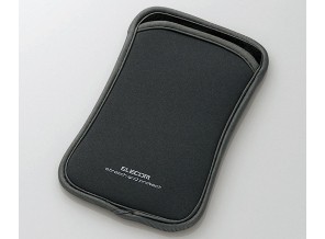［エレコム］P-02SNCGY スマホ用ポーチ(L)