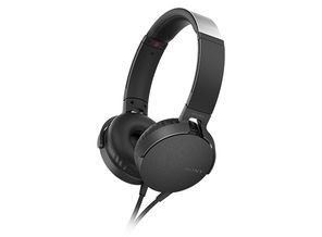 ［SONY］ステレオヘッドホン MDR-XB550AP Bブラック