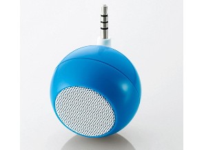 ［エレコム］ASP-SMP050BU ブルー スマホ用スピーカー