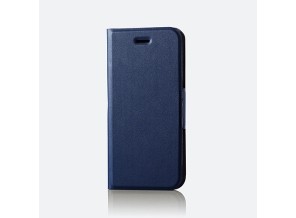 ［エレコム］PM-A16MPLFUMBU iPhone 7用ソフトレザーカバー
