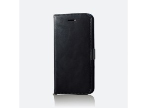 ［エレコム］PM-A16LPLFYMBK iPhone7 Plus用ソフトレザーカバー