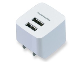 ［多摩電子］TA77UW コンセントチャージャー 2.4A 2ポート