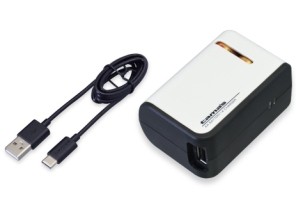 ［多摩電子］TD35CW USB Type-C 電池4本交換式チャージャー