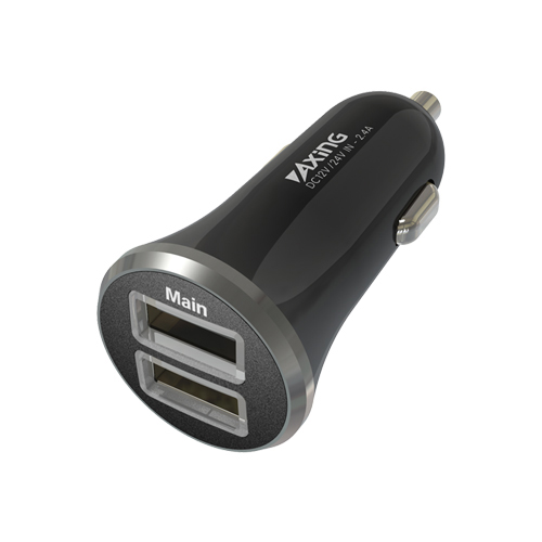 ［多摩電子］カーチャージャー 2.4A 2ポート TK43LUK