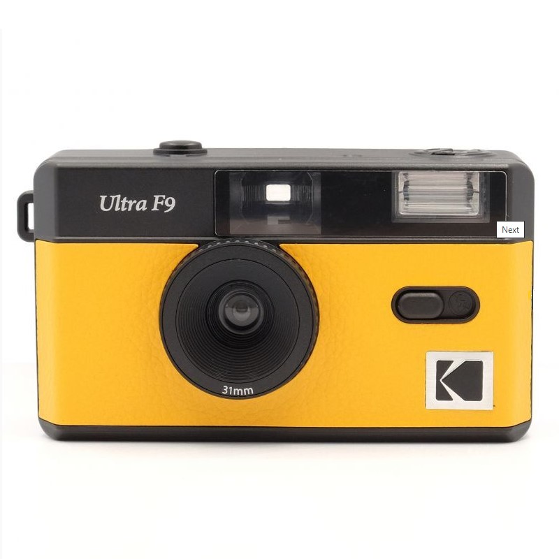 【在庫限り】［KODAK］フィルムカメラ ULTRA F9 ブラック×イエロー