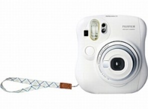 ［富士フイルム］instax mini 25 チェキ ホワイト N 純正ハンドストラップ付き