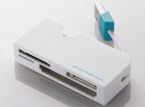 ［エレコム］MR-K013 WH メモリーカードリーダライタ