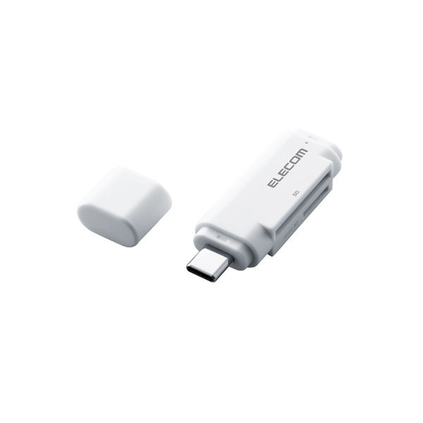 [エレコム] USB Type-Cメモリリーダライタ（スティックタイプ）MR3C-D011WH