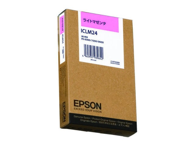 ［EPSON］インクカートリッジ (24) ICLM24 ライトマゼンタ