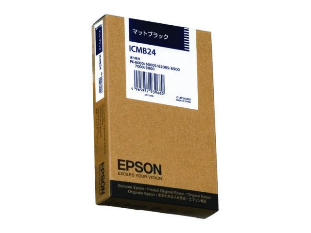 ［EPSON］インクカートリッジ (24) ICMB24 マットブラック