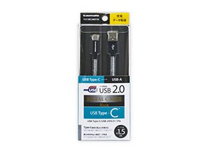 ［多摩電子］TH138CAM15K TYPE-C/USB BK