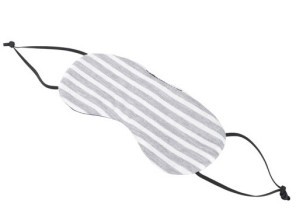 ［ETSUMI］VE-6826 トラベルアイマスク ボーダーグレー