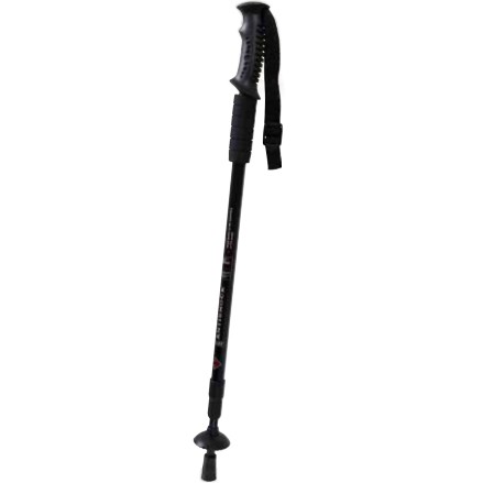 ［カワヨシ］ステッキ　トレッキングタイプ　ブラック