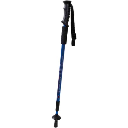 ［カワヨシ］ステッキ トレッキングタイプ ブルー