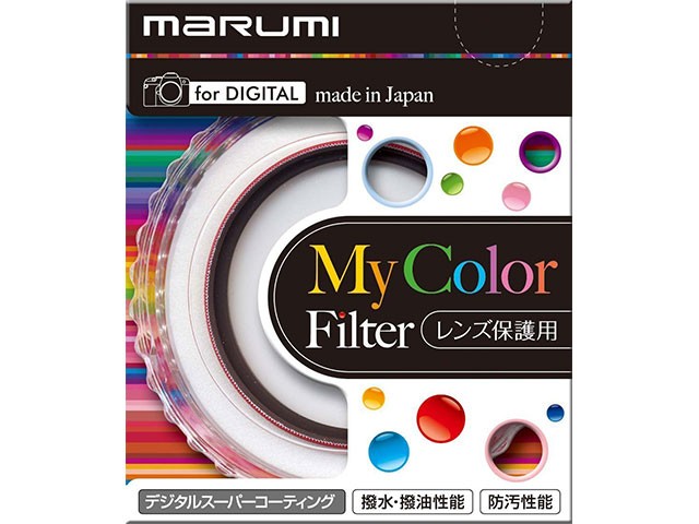 ［Marumi］マイカラー スーパーレンズプロテクト（N） VL VIVIDライム 37ミリ
