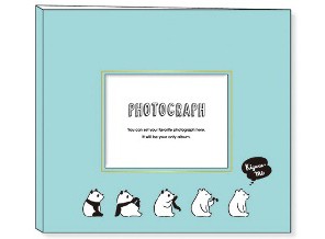 ［マインドウェイブ］55249 おてがる FREE ALBUM KIGURU ME Panda [5入]