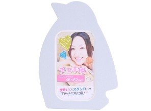 ［チクマ］CマットPUZ チェキ ペンギン シェアブルー