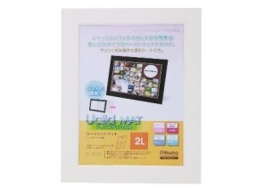 ［チクマ］Uclidマット シャッフルプリント用 ハガキ ホワイト