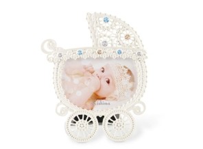 ［キシマ］KP-31320 クロシェ ベビーフレーム Pearl White Carriage