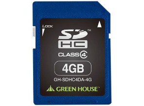 ［グリーンハウス］GH-SDHC4DA-4G