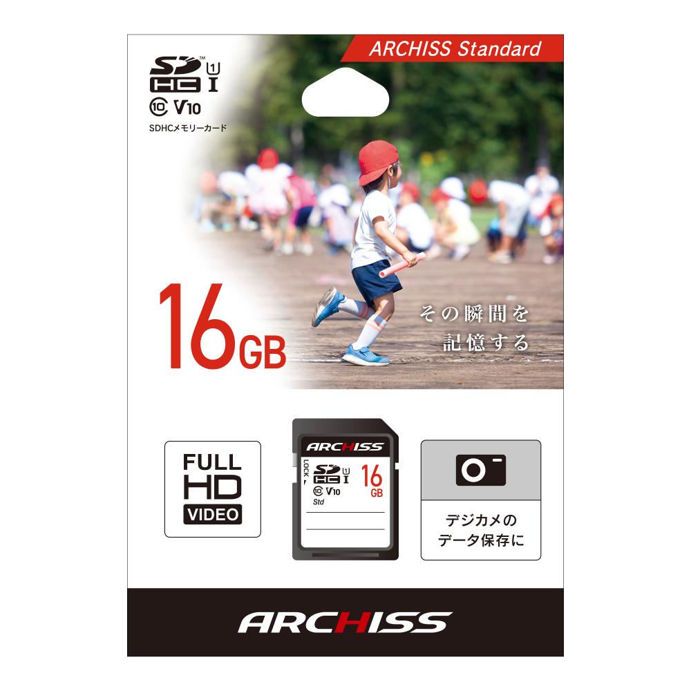 [アーキス] SDHC / SDXC - Standard ARCHISS AS-016GSD-SU1 16GB