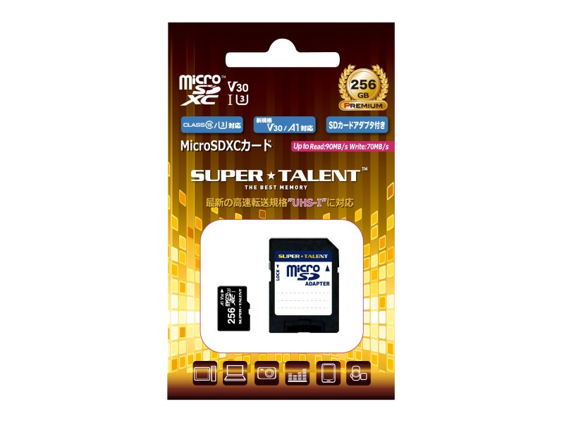 ［アーキサイト］microSDXC SUPER TALENT ST12MSU1P 512GB
