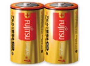 ［富士通］アルカリ電池 LR20FL(2S) 単1形 2本パック