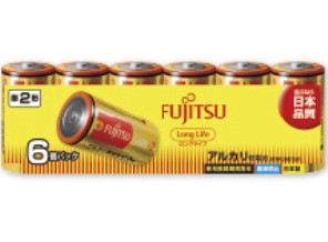 ［富士通］アルカリ電池 LR14FL(6S) 単2形 6本パック