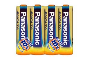 ［Panasonic］EVOLTA LR6EJ/4S 単3形 4本シュリンクパック