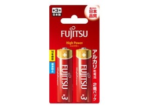 ［富士通］アルカリ電池 LR6FH(2B) 単3形 2本パック[10入]　※元箱出荷※