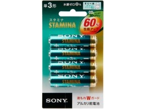 ［SONY］アルカリ電池 LR6SG-4BD