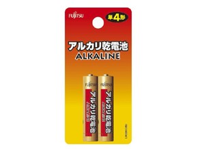 ［富士通］アルカリ電池 LR03H(2B) 単4形 2本パック