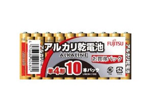 ［富士通］アルカリ電池 LR03H(10S) 単4形 10本パック