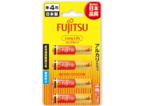 ［富士通］アルカリ電池 LR03FL(4B) 単4形 4本パック
