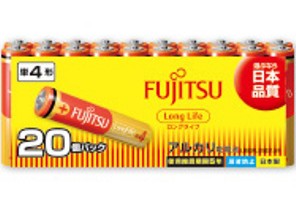 ［富士通］アルカリ電池 LR03FL(20S) 単4形 20本パック