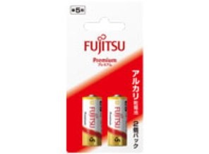［富士通］アルカリ電池 LR1FP(2B) 単5型 2本パック
